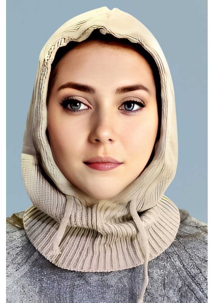 Kadın Triko Tesettür Bere Tesettür Başlık modelleri