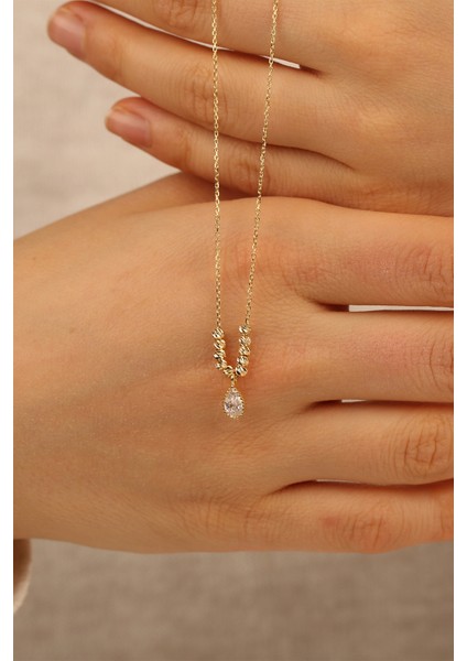 Damla Altın Kolye CGKKLY238