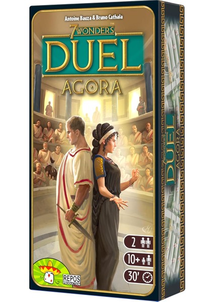 7 Wonders Duel: Agora Expansion (Ingilizce)