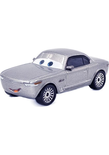 Disney Pixar Arabalar 2 3 Oyuncakları Şimşek Mcqueen Francesco Sterling Finn Mcroket 1:55 Diecast Metal Alaşım Model Oyuncak Araba Çocuk Hediyesi (Yurt Dışından)
