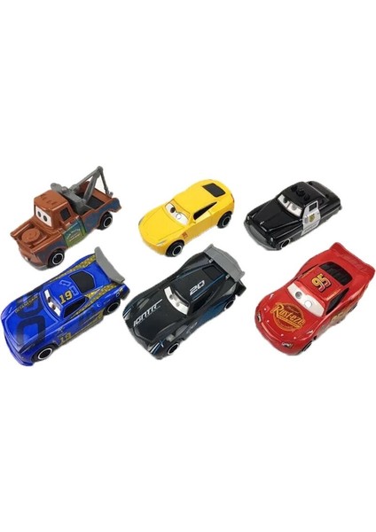 Disney Pixar Araba 3 6/7 Parça Set Şimşek Mcqueen Jackson Storm Mack Amca Kamyon 1:55 Dietcast Metal Araba Modeli Çocuk Oyuncağı Hediye (Yurt Dışından)