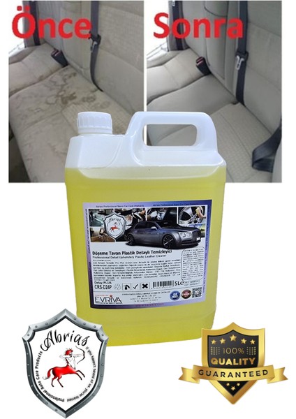 Döşeme Tavan Deri ve Plastik Temizleyici Pro 5 lt