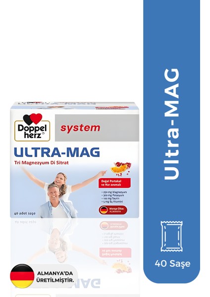Doppelherz Ultra-Mag 40 Saşe