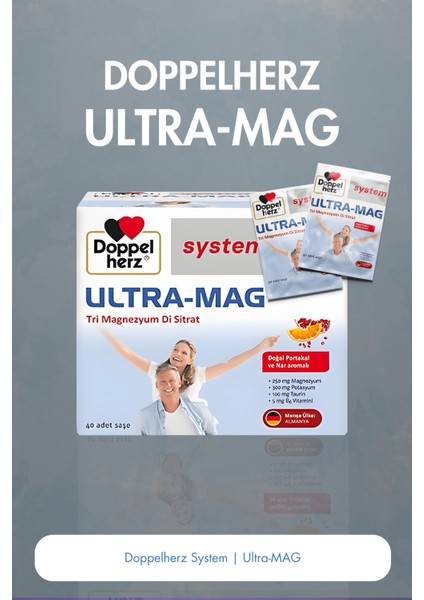 Doppelherz Ultra-Mag 40 Saşe