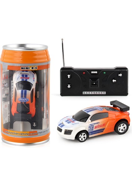 Mini Can Mini Cans Rc Araba ile Çalışan Plastik Uzaktan Kumandalı Yarış Aracı Yol Engelleri ile Mikro Yarış Arabası Çocuklar Erkekler Için (Yurt Dışından)
