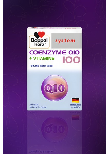 Q10 100 + Vitamins 30 Kapsül