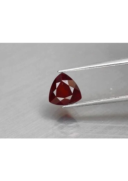 1.58 Ct 7x6.8 mm Trillion Natural Medium Orange Hessonite Garnet, Africa