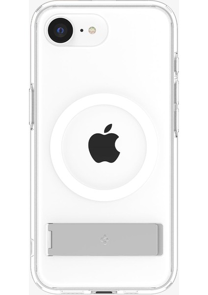 iPhone 16e Kılıf Ultra Hybrid S MagFit MagSafe özellikli Kickstand Clear White - ACS09148