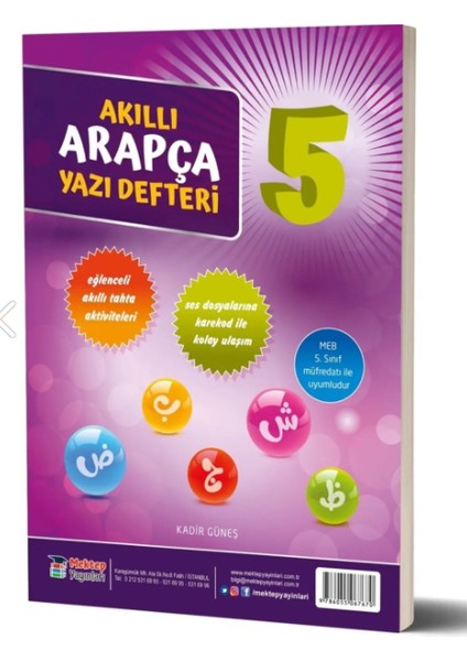 Mektep 5. Sınıf Arapça Yazı Defteri