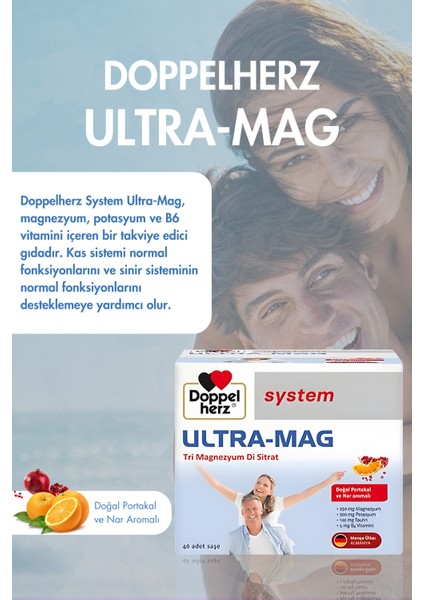 Doppelherz Ultra-Mag 40 Saşe