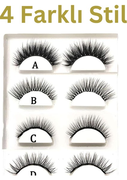 5’li Manyetik Takma Kirpik ve Eyeliner Seti – Yapıştırıcısız Kirpik , Doğal Görünüm Kirpik , Suya Dayanıklı Eyeliner , Gün Boyu Kalıcı Eyeliner , Kolay Kullanım Kirpik !