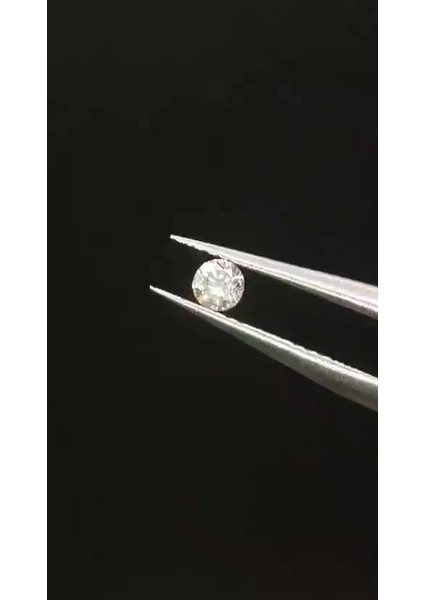 Igsl Sertifikalı - 0.16 Ct 3.53 mm M - Vs Round Cut Natural Diamond