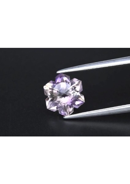 1.73 Ct 7.7x7.7 mm Vs Snowflake Natural Untreated Yellow & Purple Ametrine Bolivia