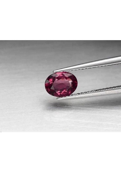 1.44 Ct Vvs Oval Natural Purplish Pink Rhodolite Garnet, Madagascar
