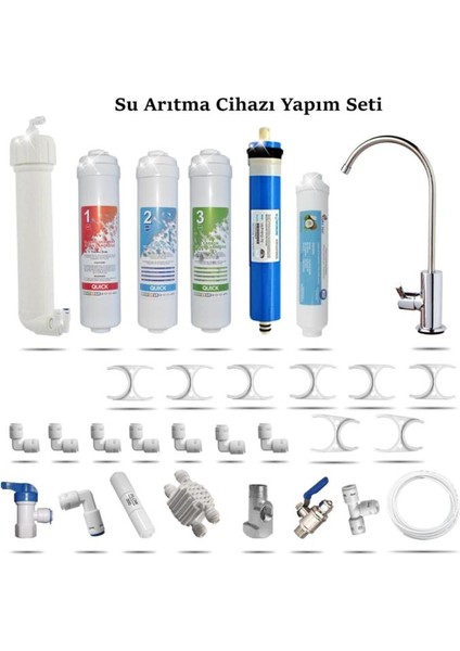 Su Arıtma Cihazı Yapım Seti (Vontron Membranlı)