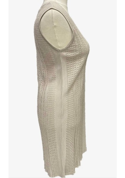 Volanlı Uzun Merserize Yelek