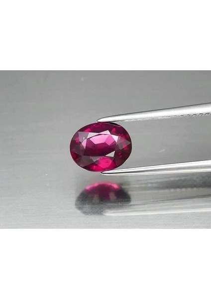 2.03 Ct 8.2x6.5 mm Oval Natural Purplish Pink Rhodolite Garnet, Africa