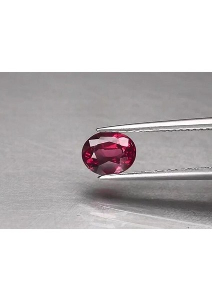1.16 Ct 7x5.5 mm Oval Natural Pinkish Purple Rhodolite Garnet, Tanzania