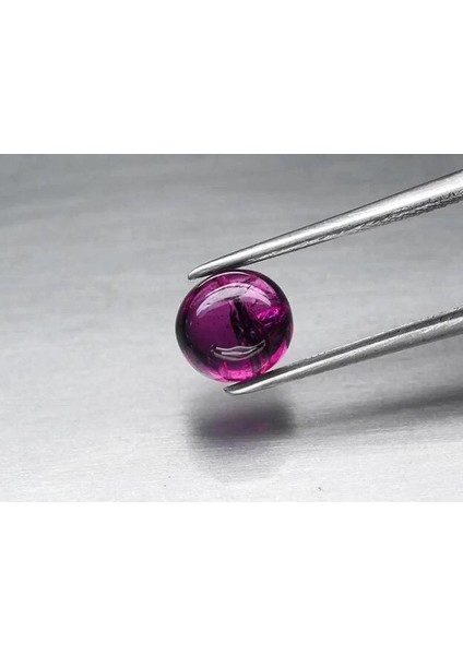 2.42 Ct 7.4x7 mm Oval Cabochon Natural Pinkish Purple Rhodolite Garnet, Mozambique