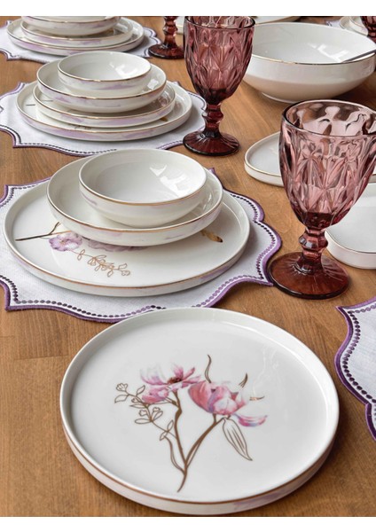 Yemek Takımı Modern Violet 85 Parça 12 Kişilik