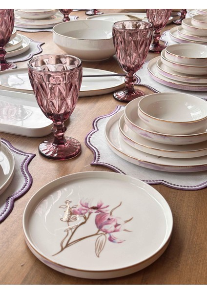 Yemek Takımı Modern Violet 85 Parça 12 Kişilik