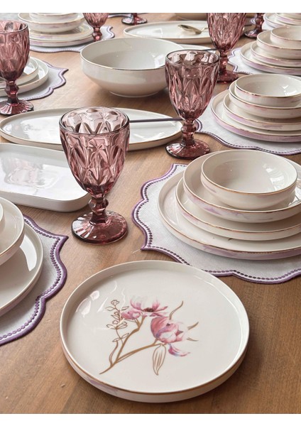 Yemek Takımı Modern Violet 85 Parça 12 Kişilik