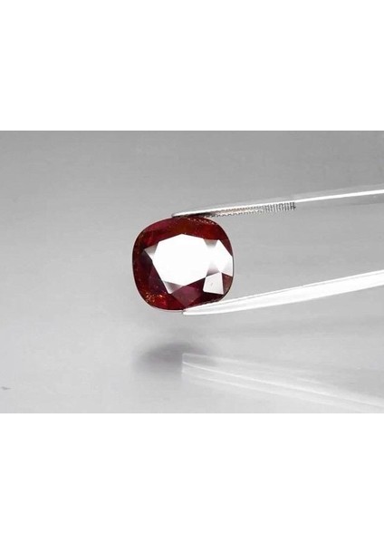 14.14 Ct 15.5x14.7 mm Cushion Natural Reddish Orange Spessartite Garnet, Namibia