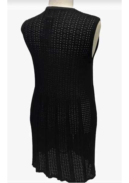 Volanlı Uzun Merserize Yelek modelleri