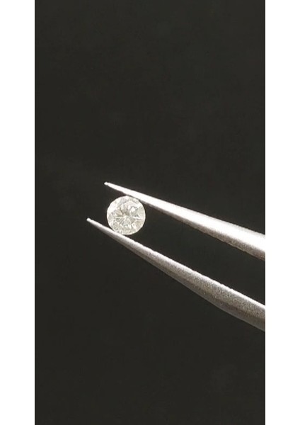 0.13 Ct 3.30 mm H - Sı Round Cut Natural Diamond