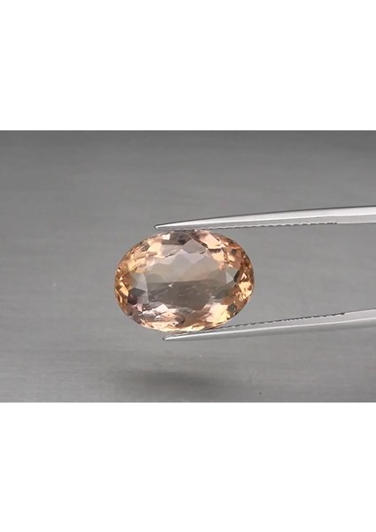 6.58 Ct 14x10.3 mm Oval Natural Untreated Yellow & Purple Ametrine, Brazil