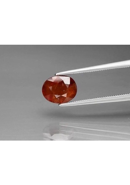 2.52 Ct 8.8x7 mm Oval Natural Orange Spessartite Garnet, Namibia