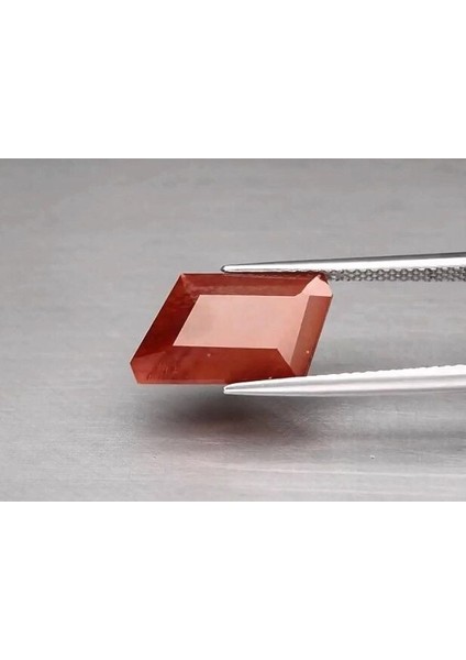 4.04 Ct 15.6x8.7 mm Fancy Natural Red-Orange Andesine, Africa