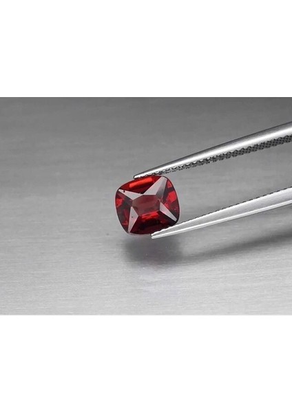 1.90 Ct 7.4x6.8 mm Cushion Natural Pinkish Orange Garnet, Africa