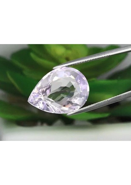 17.03 Ct 20.5x15 mm Vvs Pear Natural Unheated Purple Amethyst, Brazil