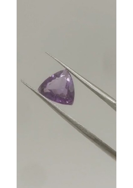 3.30 Ct 9.7 mm Vs Trillion Natural Purple Amethyst