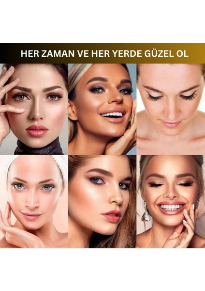 5’li Manyetik Takma Kirpik ve Eyeliner Seti – Yapıştırıcısız Kirpik , Doğal Görünüm Kirpik , Suya Dayanıklı Eyeliner , Gün Boyu Kalıcı Eyeliner , Kolay Kullanım Kirpik !