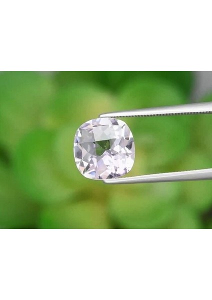 2.97 Ct 10x10 mm Vs Cushion Natural Unheated Purple Amethyst Gemstone, Brazil