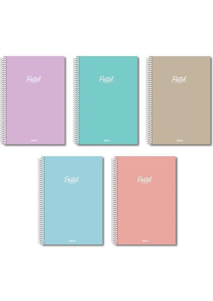 Pastel Spr.sert Kapak 16X23 120YP. Kareli Defter