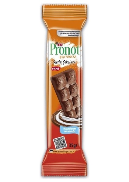 Pronot Sütlü Çikolata 35 gr x 12 Adet