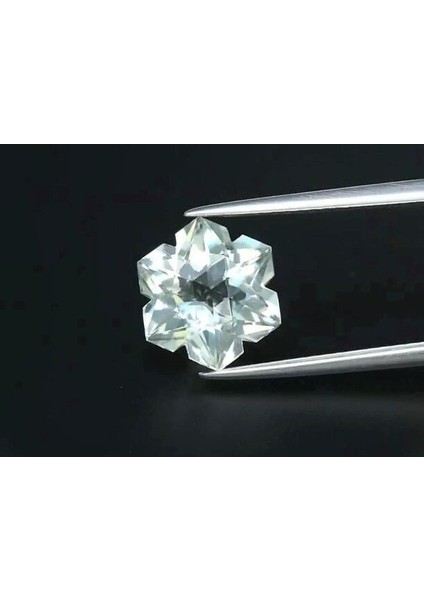 2.45 Ct 8.8x8.8 mm Vs Snowflake Natural Green Amethyst, Brazil
