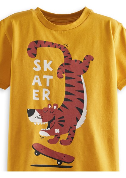 Skater Erkek Çocuk 2'li T-Shirt Takım indirimleri
