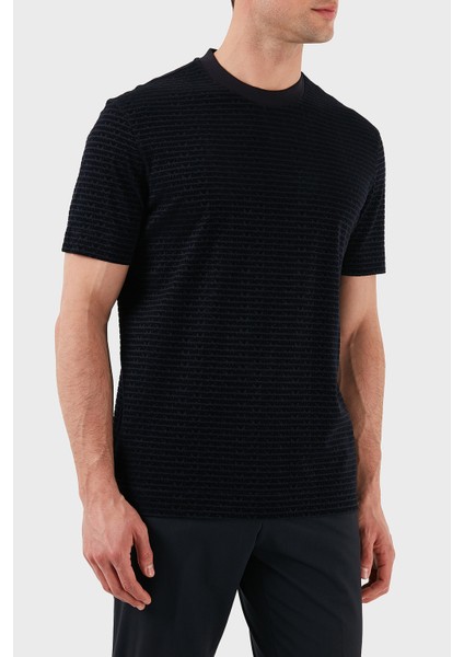 Jakarlı Regular Fit Pamuklu Bisiklet Yaka T Shirt Erkek T SHİRT EM001288 AF10017 FB229 fırsatları
