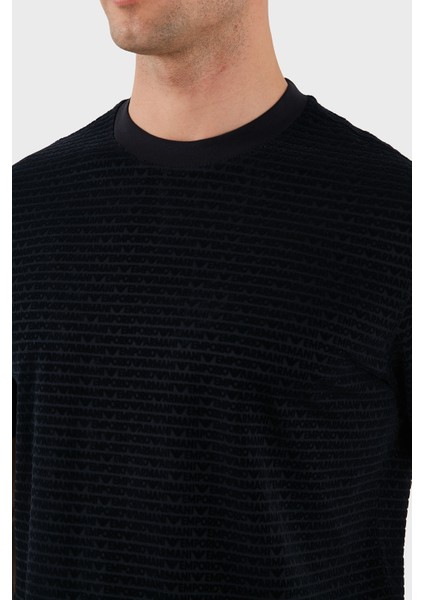 Jakarlı Regular Fit Pamuklu Bisiklet Yaka T Shirt Erkek T SHİRT EM001288 AF10017 FB229