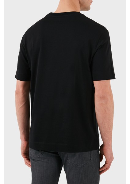 Logo Baskılı Pamuklu Regular Fit Bisiklet Yaka T Shirt Erkek T SHİRT EM000780 AF12926 UC001 fiyatları