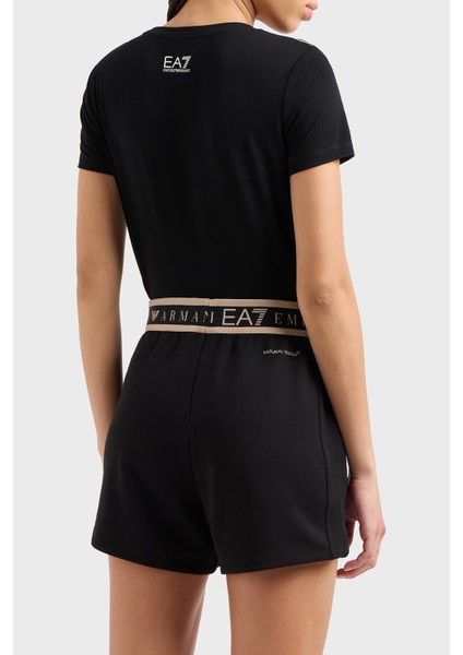 Pamuk Karışımlı Regular Fit Logolu Short Bayan SHORT 7W000280 AF12501 UC001