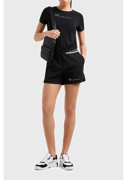 Pamuk Karışımlı Regular Fit Logolu Short Bayan SHORT 7W000280 AF12501 UC001