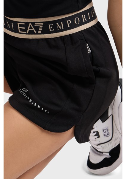 Pamuk Karışımlı Regular Fit Logolu Short Bayan SHORT 7W000280 AF12501 UC001