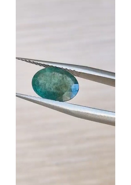 1.86 Ct 9.8x7.2 mm Oval Natural Emerald Zambia