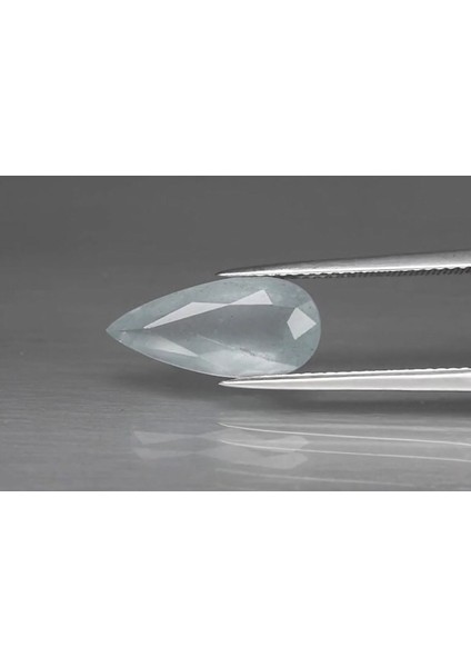 3.19 Ct 15.8x7.5 mm Pear Natural Unheated Blue Aquamarine, Brazil