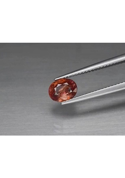 1.55 Ct 7.2x5.5 mm Oval Natural Gentle Heat Pinkish Champagne Zircon, Tanzania